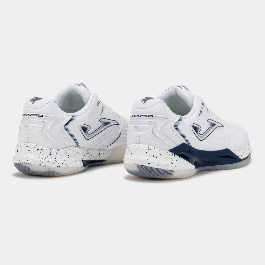 Joma TRALS2602C Rapid Lady Toprak Kort Kadın Tenis Ayakkbısı - Beyaz/Lacivert