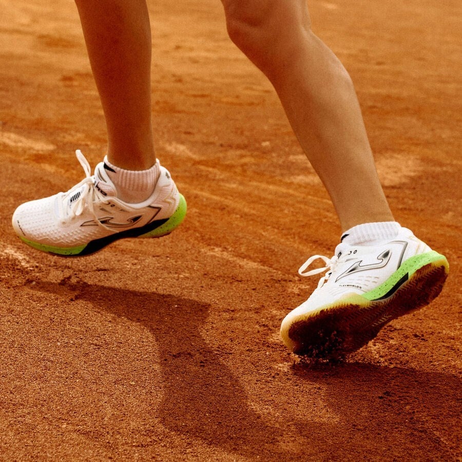Joma TRALS2613C Rapid Lady Toprak Kort Kadın Tenis Ayakkbısı - Pembe/Yeşil