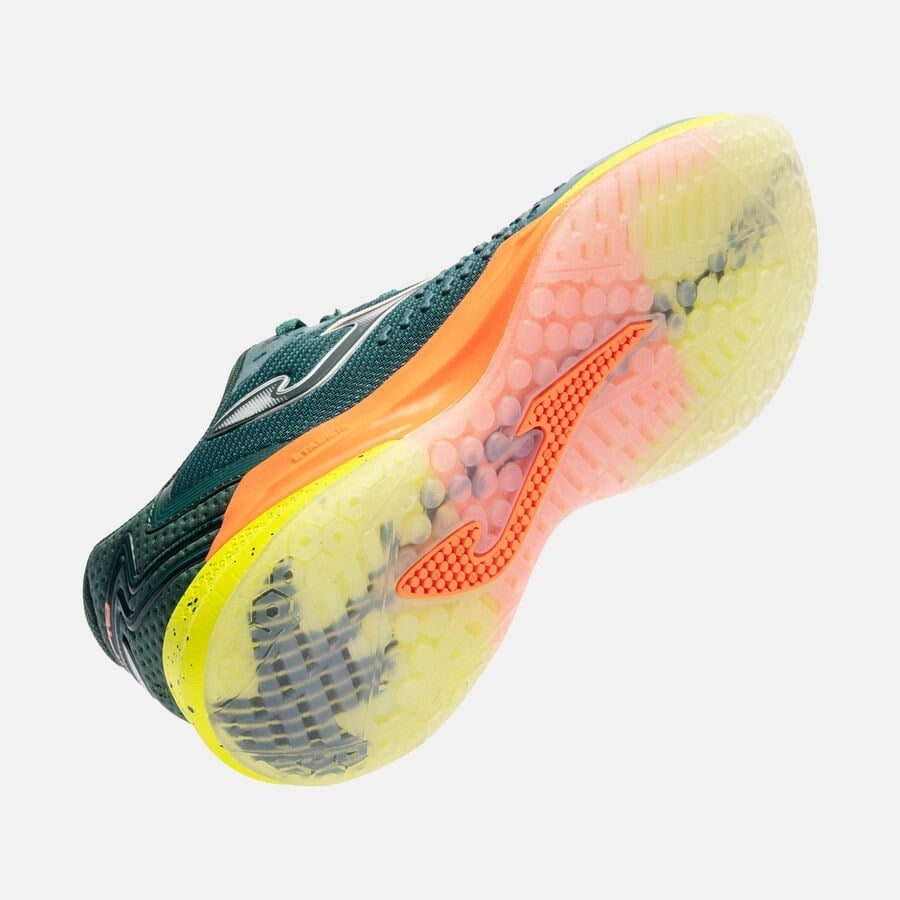 Joma TRAPS2617AC Rapid Sert & Toprak Kort Tenis Ayakkabısı Erkek - Yeşil/Sarı