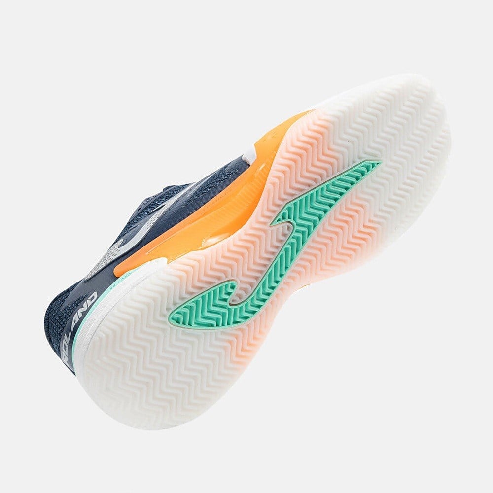 Joma TROLS2601C Roland Toprak Kort Erkek Tenis Ayakkabısı - Siyah/Neon Yeşil