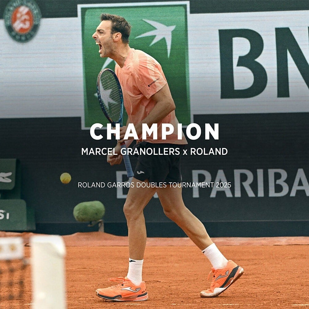 Joma TROLS2602AC Roland Sert & Toprak Kort Erkek Tenis Ayakkabısı - Beyaz/Sarı