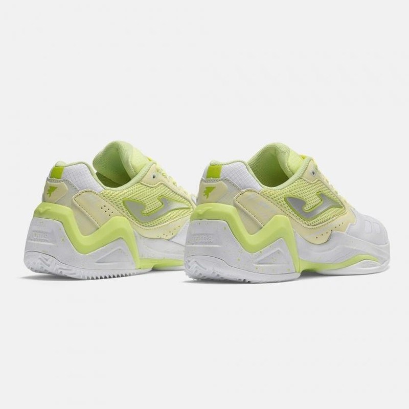 Joma TSELS2611AC Set Lady Sert Kort Kadın Tenis Ayakkabısı Beyaz/Lime
