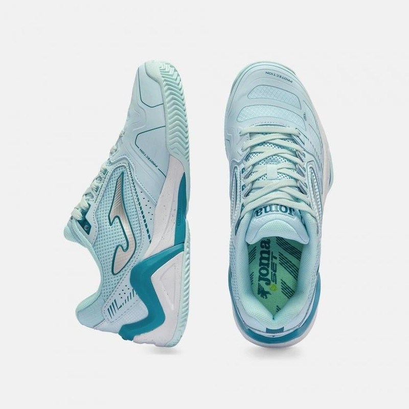 Joma TSELS2627AC SET LADY Sert Kort Kadın Tenis Ayakkabısı Turkuaz