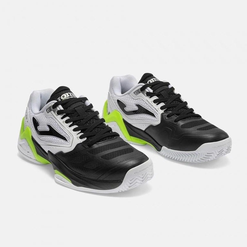 Joma TSETS2632AC SET Sert Kort Erkek Tenis Ayakkabısı Siyah/Beyaz