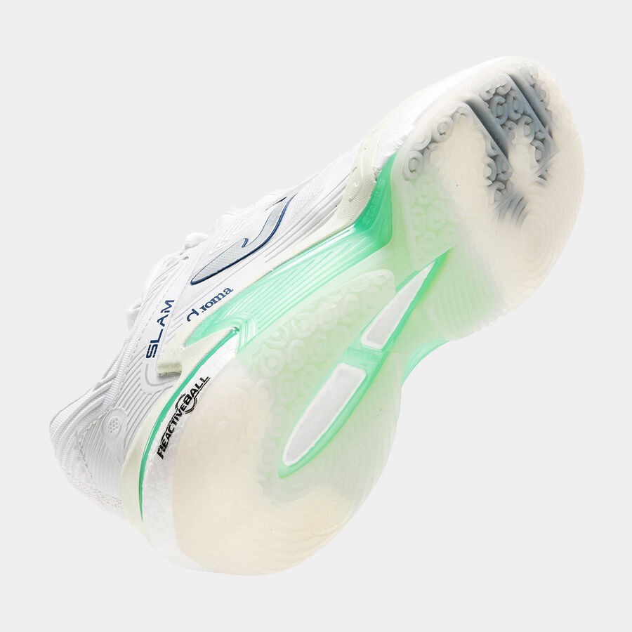 Joma TSLALS2602OM Slam Kadın Padel Ayakkabısı Beyaz/Yeşil