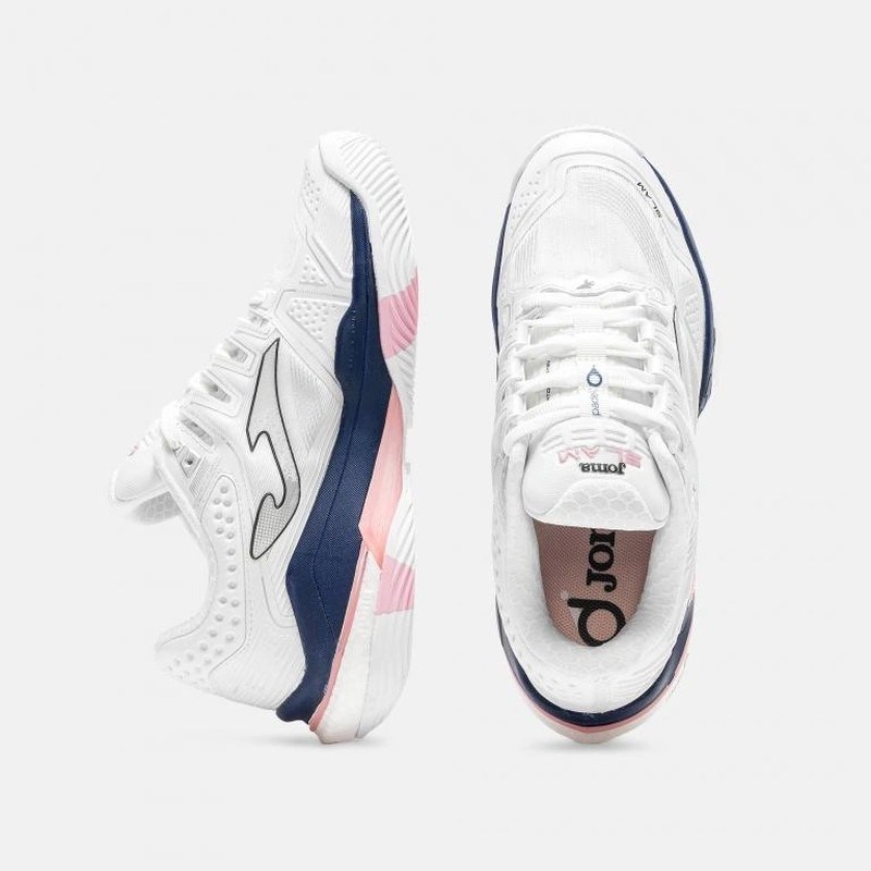 Joma TSLALS2632OM Slam Kadın Padel Ayakkabısı Beyaz/Pembe