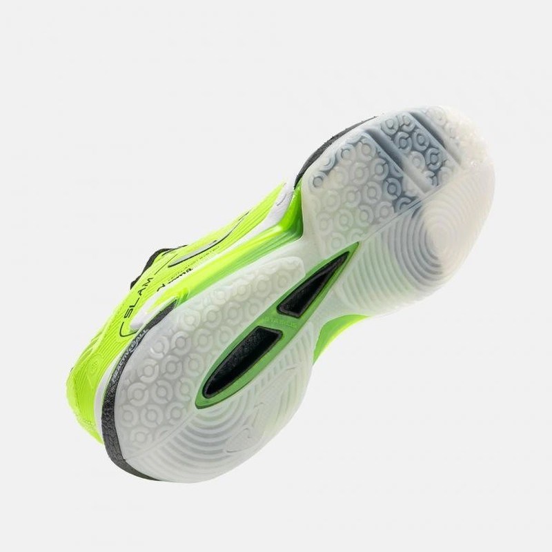 Joma TSLAMS2615OM Slam Erkek Padel Ayakkabısı Neon Yeşili/Beyaz