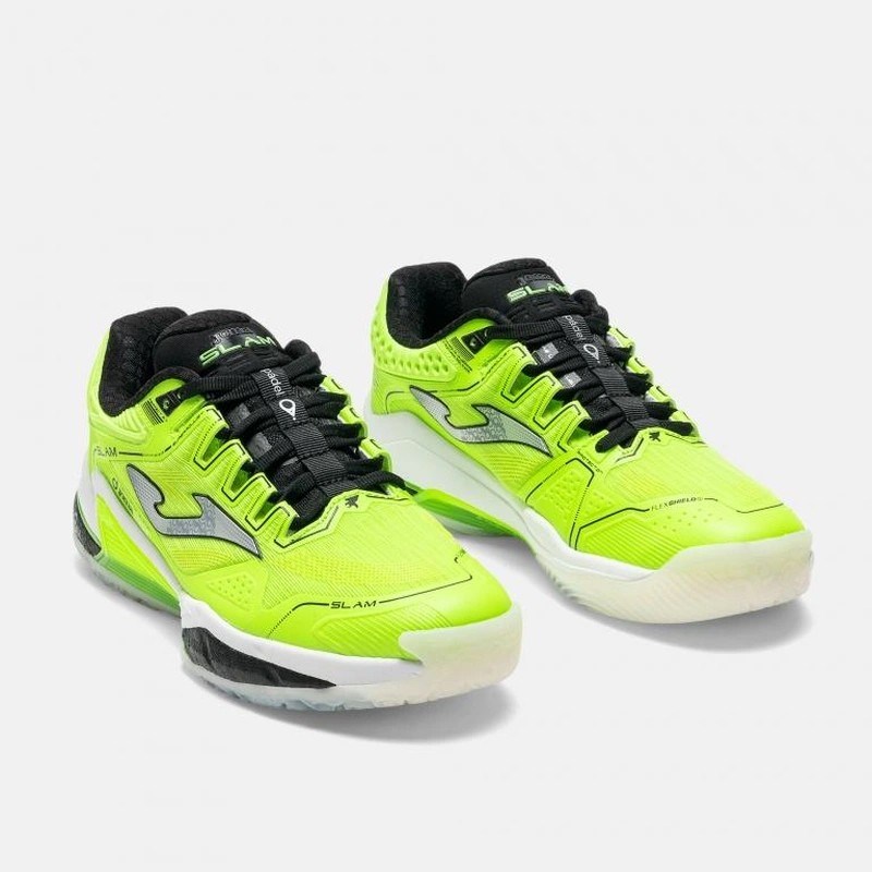 Joma TSLAMS2615OM Slam Erkek Padel Ayakkabısı Neon Yeşili/Beyaz