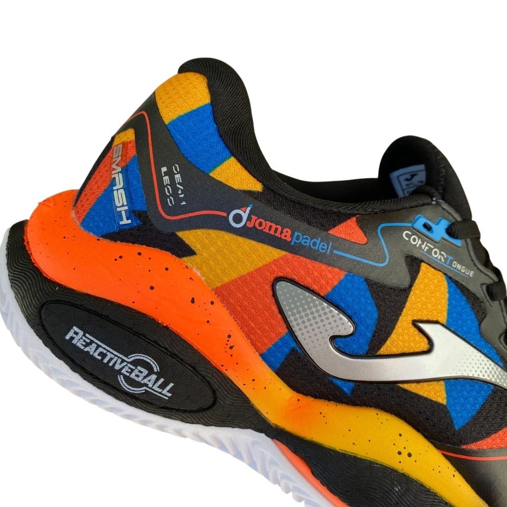 Joma TSMAW2531C Smash Erkek Tenis/Padel Turuncu Siyah Ayakkabı