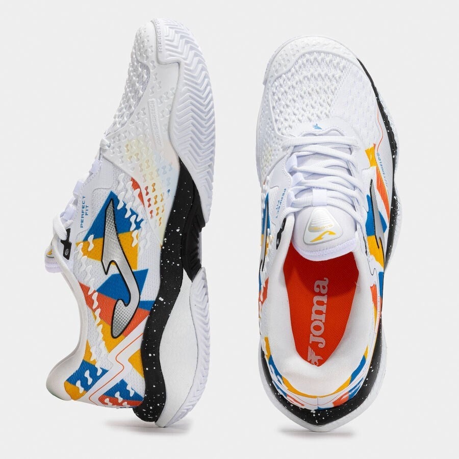 Joma TSMAW2532C 2532 Smash Erkek Beyaz Toprak Kort Tenis Ayakkabı