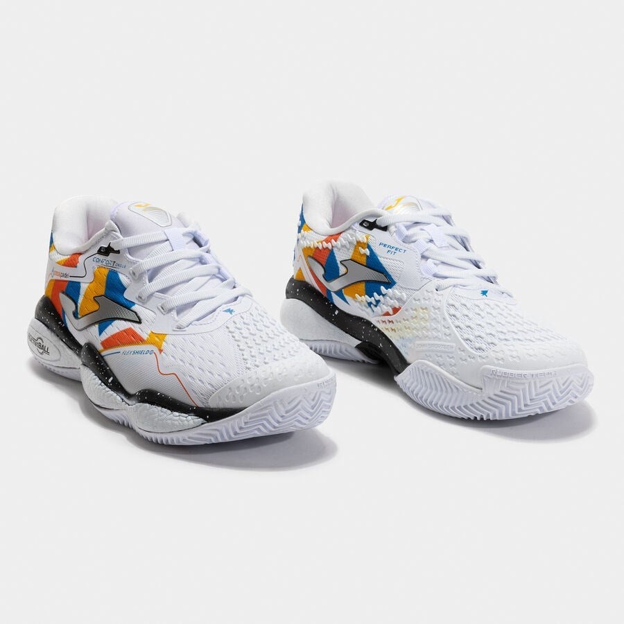 Joma TSMAW2532C 2532 Smash Erkek Beyaz Toprak Kort Tenis Ayakkabı