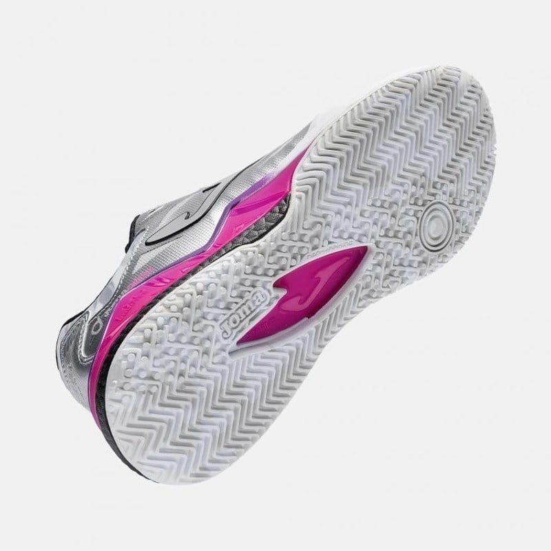 Joma TSPILS2612OM Spin Kadın Padel Ayakkabısı Gümüş/Mor
