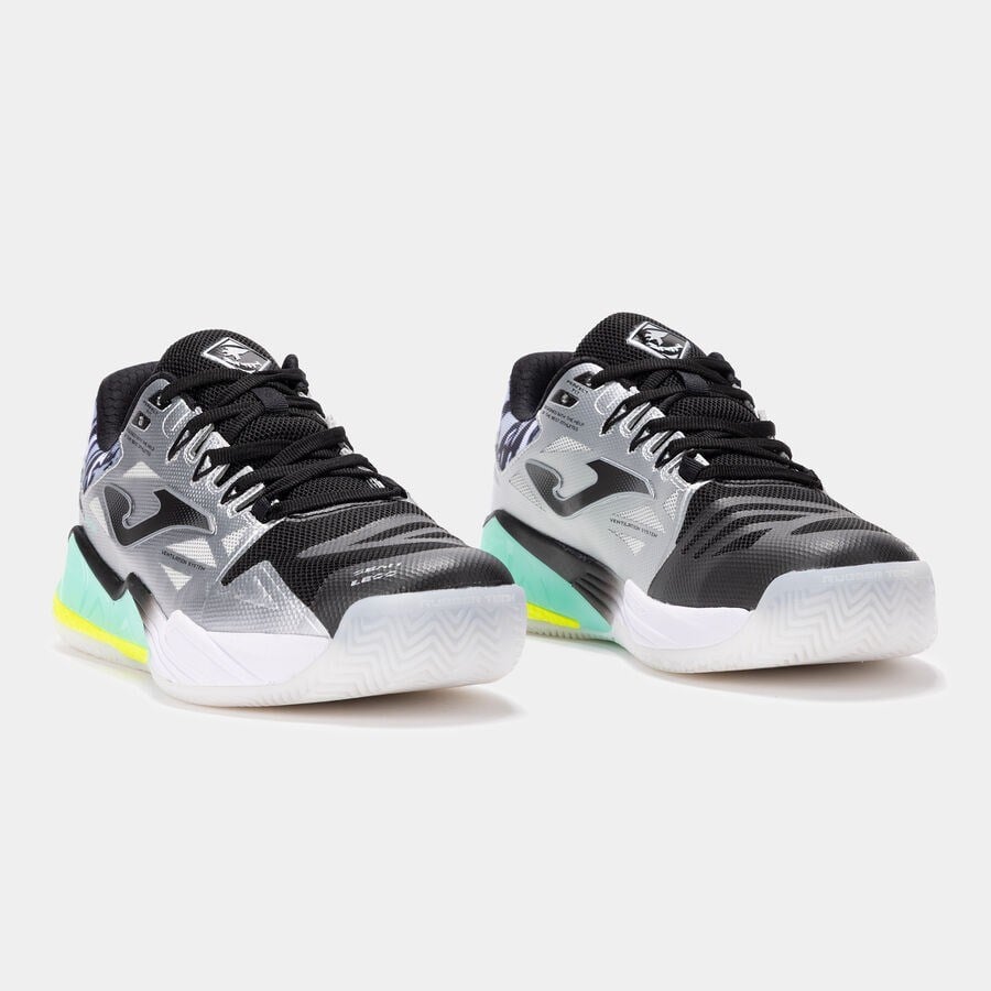 Joma TSPINS2612OM Spin Erkek Padel Ayakkabısı Gri/Sarı