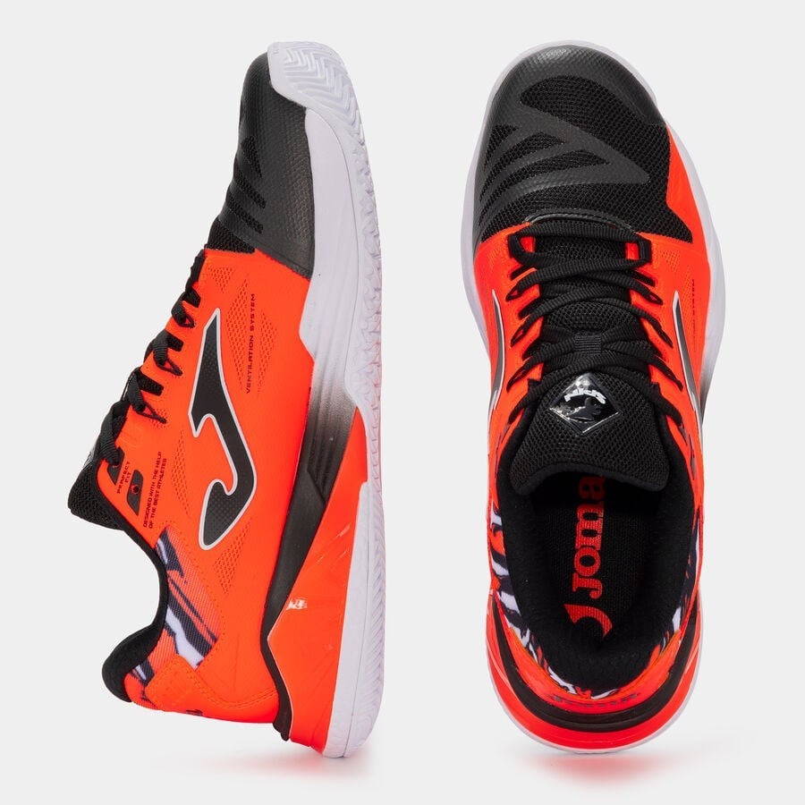 Joma TSPINS2631OM Spin Erkek Padel Ayakkabısı Turuncu/Siyah