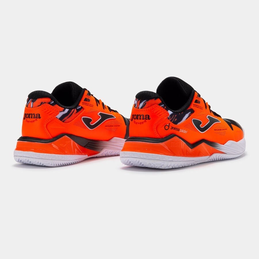 Joma TSPINS2631OM Spin Erkek Padel Ayakkabısı Turuncu/Siyah