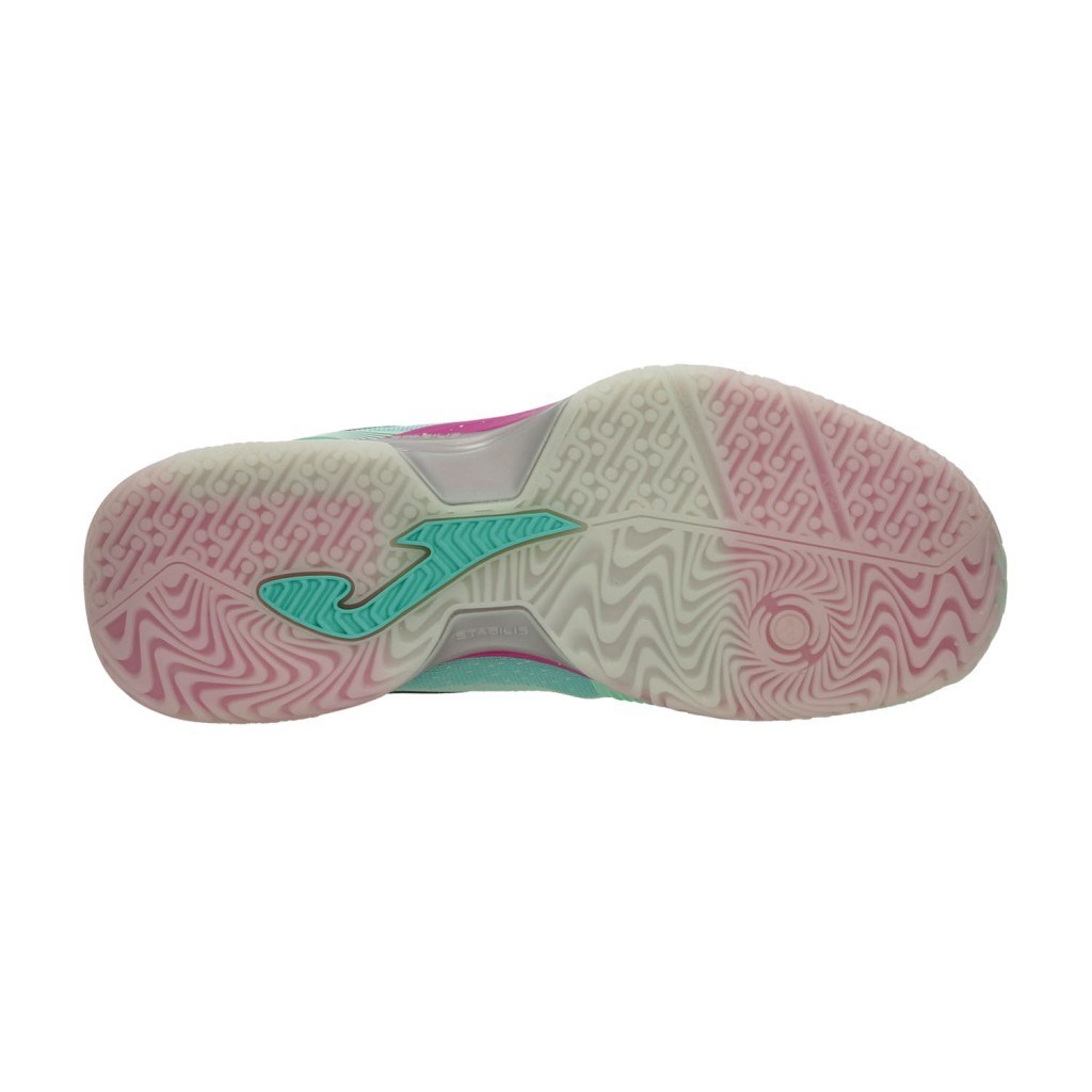 Joma TULLS2627OM Ultra Light Lady Toprak Kort Tenis & Padel Kadın Ayakkabısı - Turkuaz/Pembe