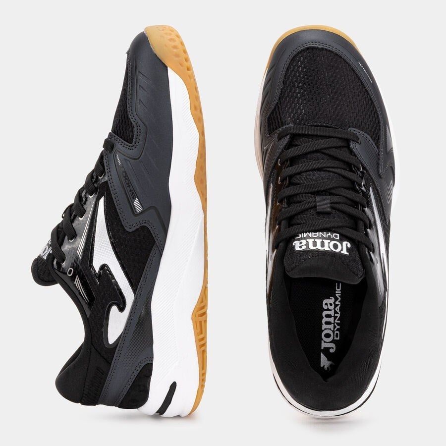 Joma VDYNAS2601 Dynamic Kapalı Kort Unisex Salon Ayakkabısı Siyah/Beyaz
