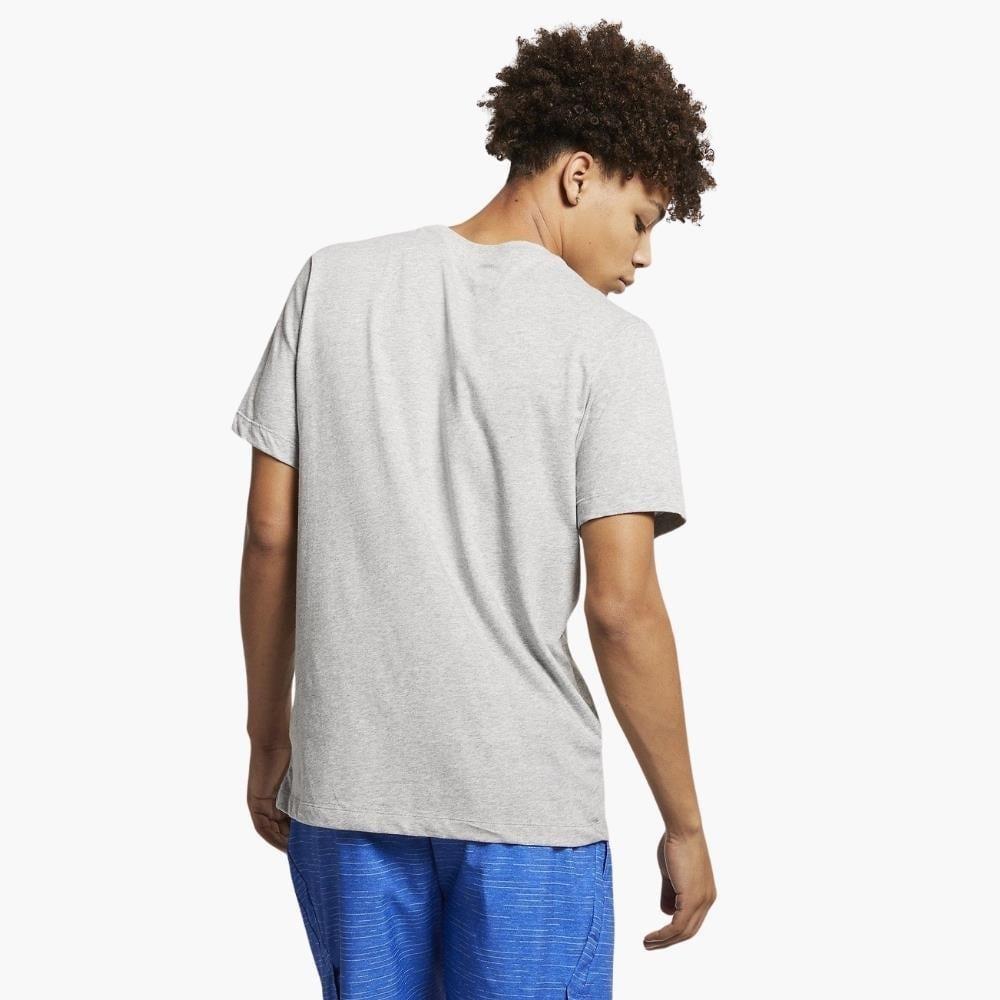 NIKE AR6029-063 Dri-FIT Crew Solid Erkek Gri Spor Tişört