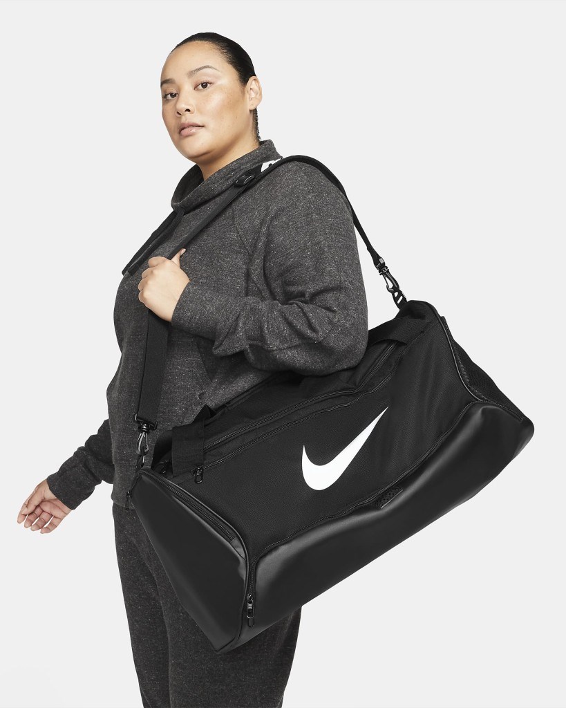 Nike Brasilia 9.5 Antrenman Siyah Spor Çantası (Orta Boy, 60 L) DH7710-010