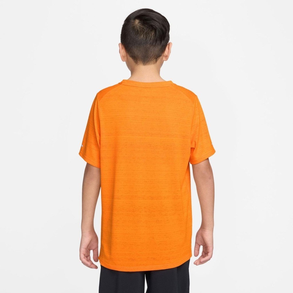 NIKE  DD3055-873 Miler Order Erkek Çocuk Turuncu Tişört