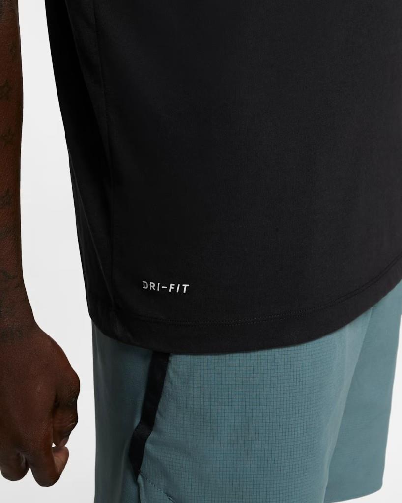 Nike Dri-FIT AR6029-010 Erkek Fitness Tişörtü - Siyah