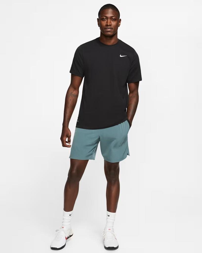 Nike Dri-FIT AR6029-010 Erkek Fitness Tişörtü - Siyah