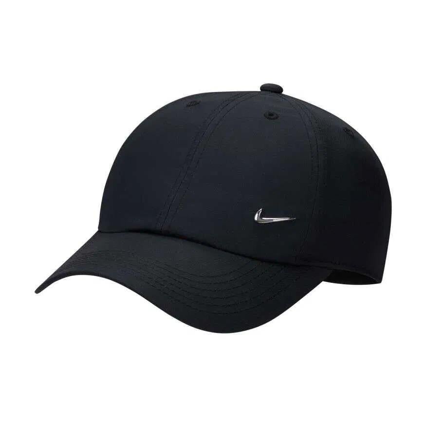 Nike Dri-FIT Club Metal Swoosh Çocuk Şapkası (Siyah) FB5064-010