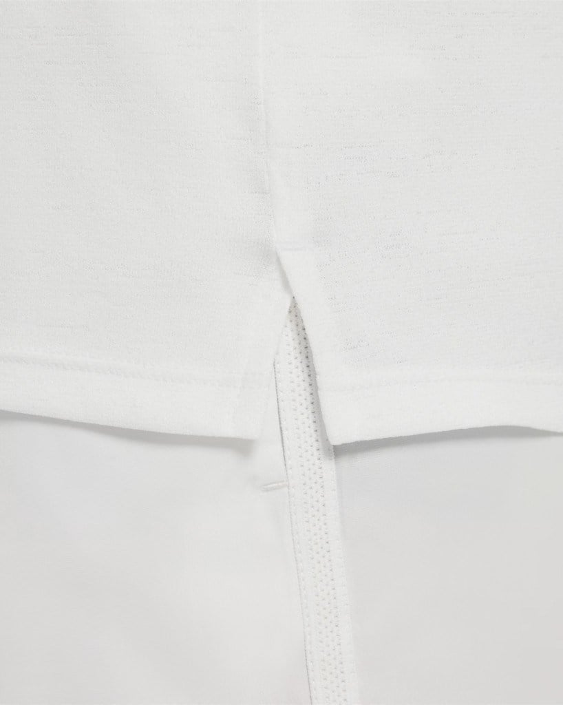 Nike Dri-FIT Miler DD3055-100 Büyük Çocuk (Erkek) Tişört - Beyaz