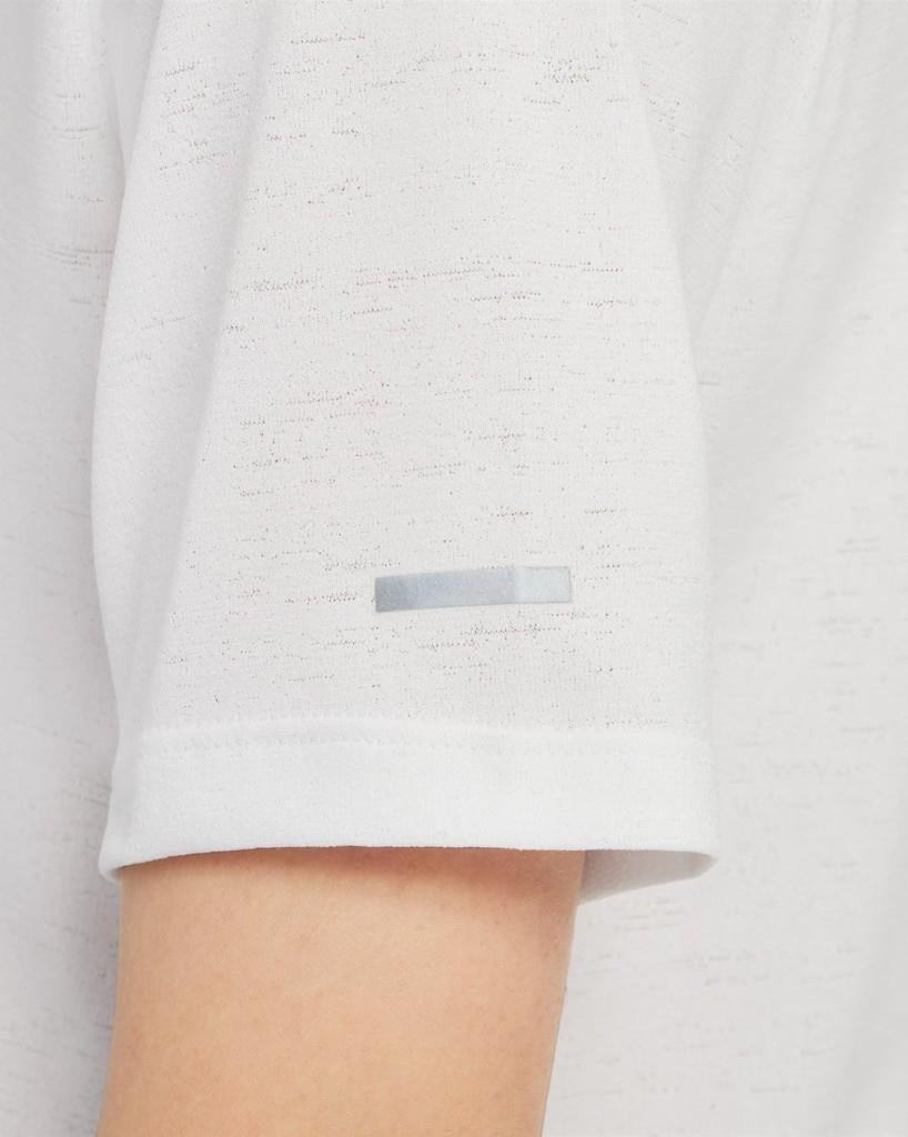 Nike Dri-FIT Miler DD3055-100 Büyük Çocuk (Erkek) Tişört - Beyaz