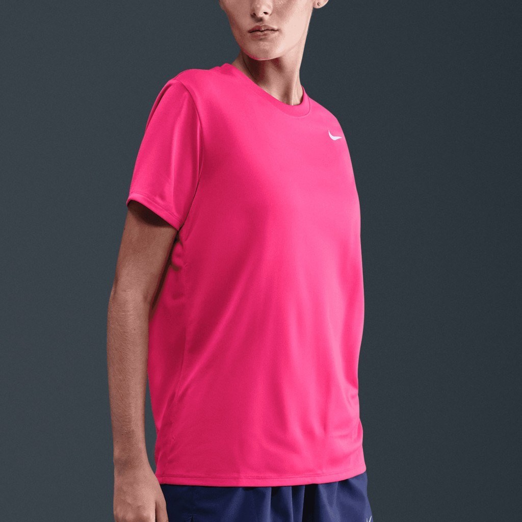 Nike DX0687-666 Dri-FIT Kadın Spor T-Shirt - Pembe