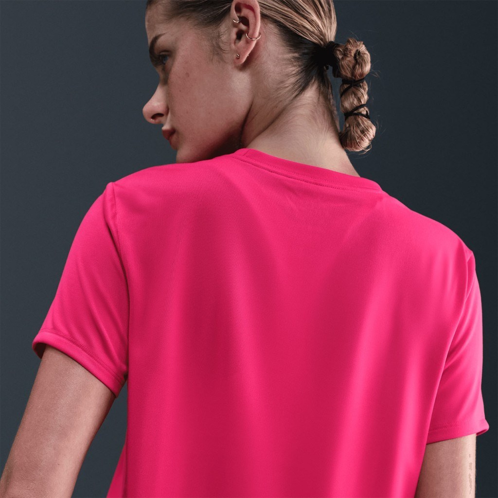 Nike DX0687-666 Dri-FIT Kadın Spor T-Shirt - Pembe