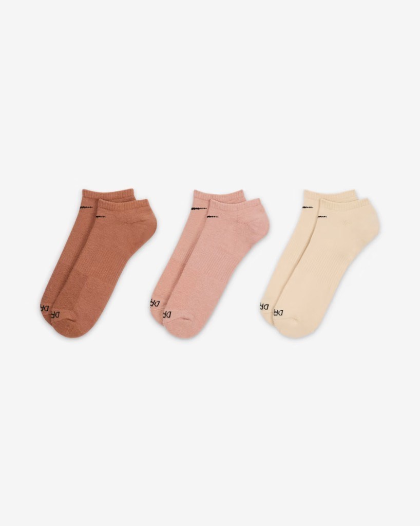 Nike Everyday Plus Cushion SX6889-968 Antrenman No-Show Çorapları (3 Çift)