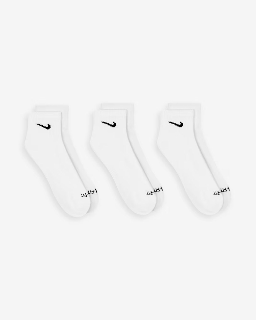 Nike Everyday Plus Destekli Antrenman Bilek Çorapları (3 Çift) Beyaz SX6890-100