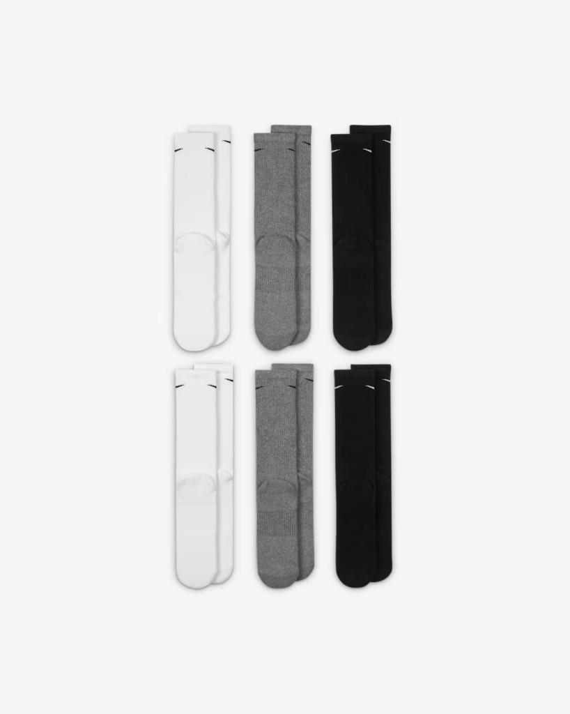 Nike Everyday Plus Destekli Antrenman Crew Çorapları (6 Çift) SX6897-965