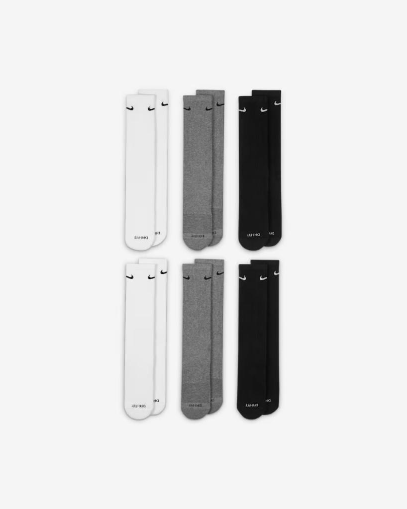 Nike Everyday Plus Destekli Antrenman Crew Çorapları (6 Çift) SX6897-965