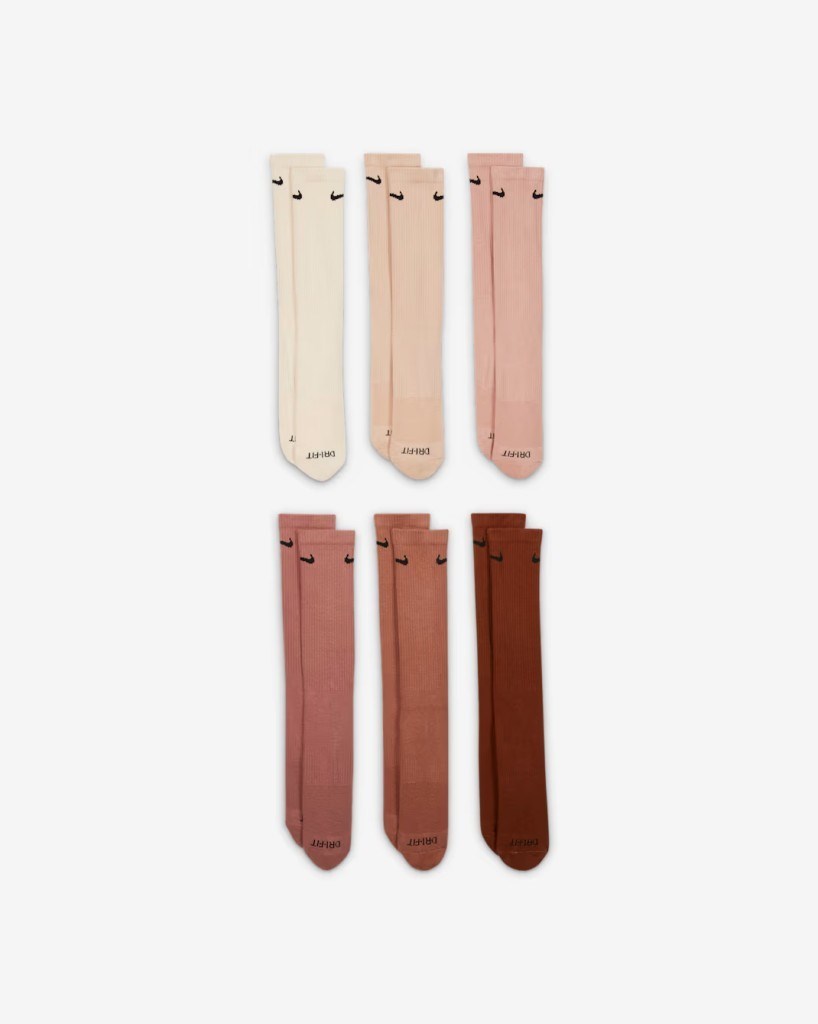 Nike Everyday Plus Destekli Antrenman Crew Çorapları (6 Çift) SX6897-904