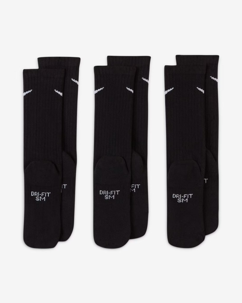 Nike Everyday SX6842-010 Çocuk Yastıklı Crew Çorapları (3 Çift)
