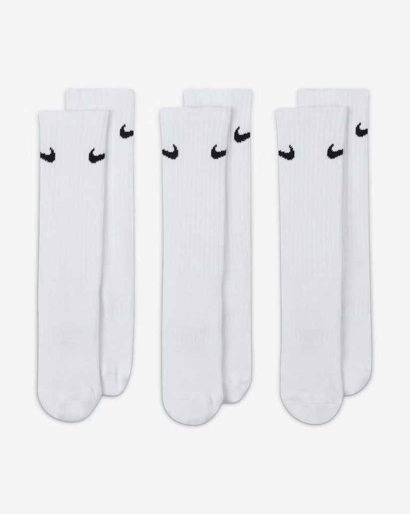 Nike Everyday SX6842-100 Çocuk Yastıklı Crew Çorapları (3 Çift)