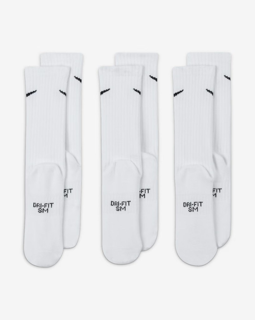 Nike Everyday SX6842-100 Çocuk Yastıklı Crew Çorapları (3 Çift)