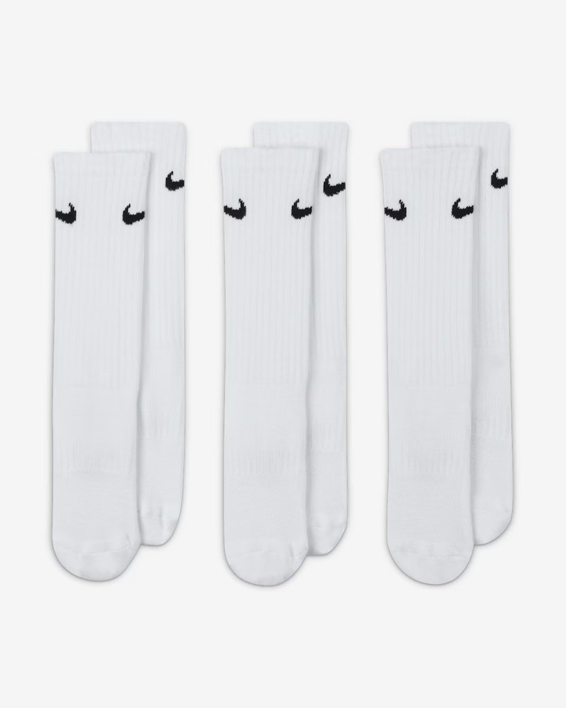 Nike Everyday SX6842-100 Çocuk Yastıklı Crew Çorapları (3 Çift)