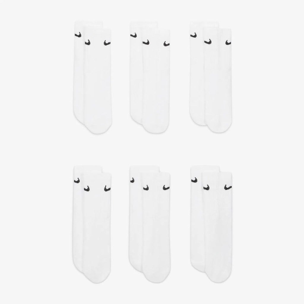 Nike Everyday SX6910-100 Çocuk Yastıklı Crew Çorapları (6 Çift)