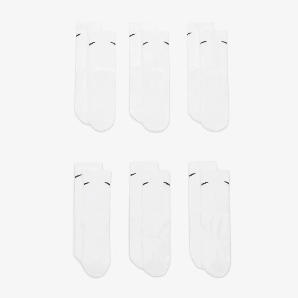 Nike Everyday SX6910-100 Çocuk Yastıklı Crew Çorapları (6 Çift)