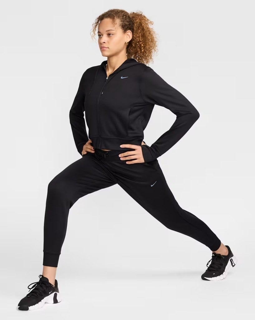 NIKE FB5431-010 Therma-FIT Yüksek Belli Siyah Tayt