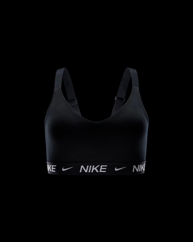 Nike FD1065-011 Indy Orta Destekli Pedli Ayarlanabilir Kadın Spor Sütyeni - Siyah