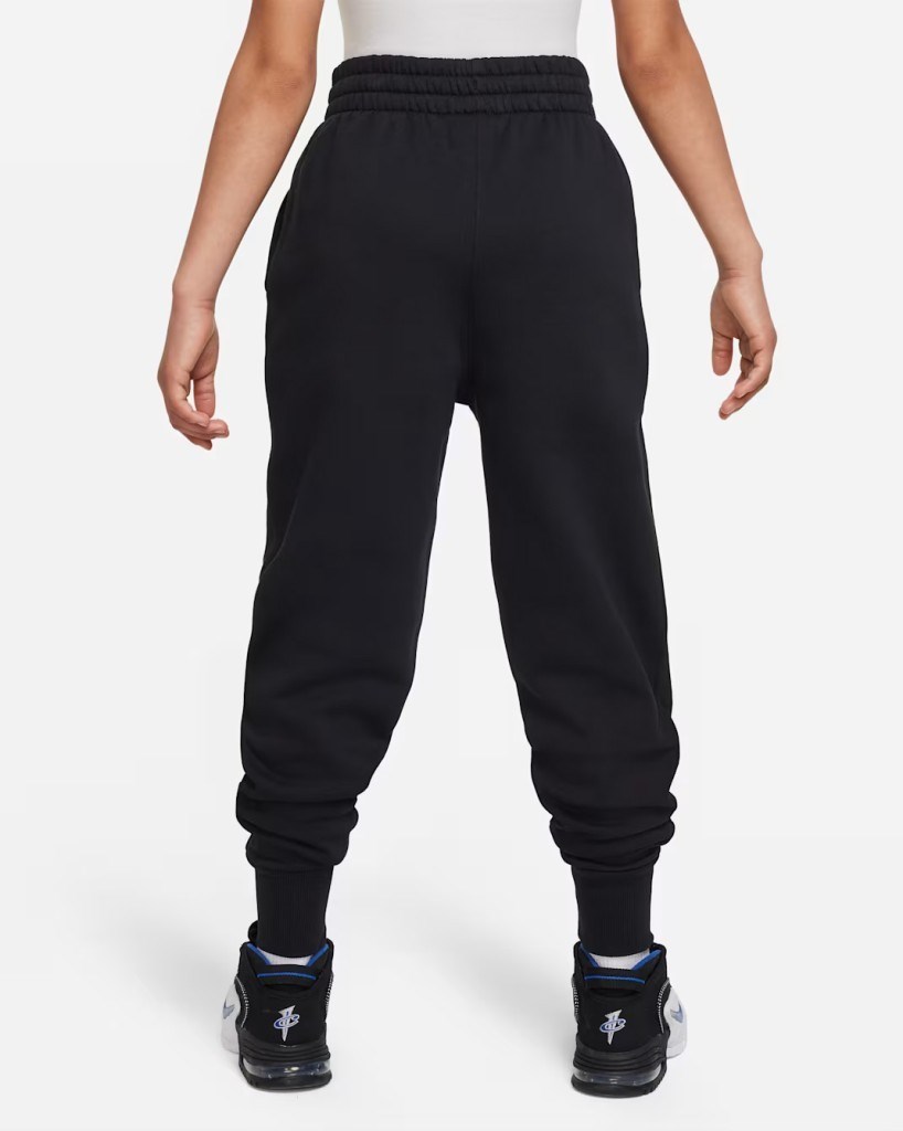 Nike FD2921-010 Sportswear Club Fleece Büyük Kız Çocuk Yüksek Belli Dar Kesim Pantolon - Siyah