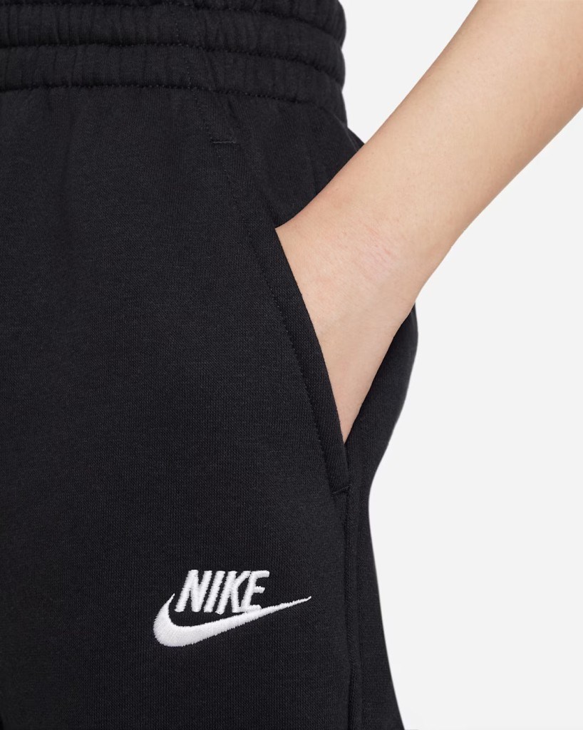 Nike FD2933-010 Sportswear Club Fleece Bol Kesimli Genç Çocuk Eşofman Altı - Siyah