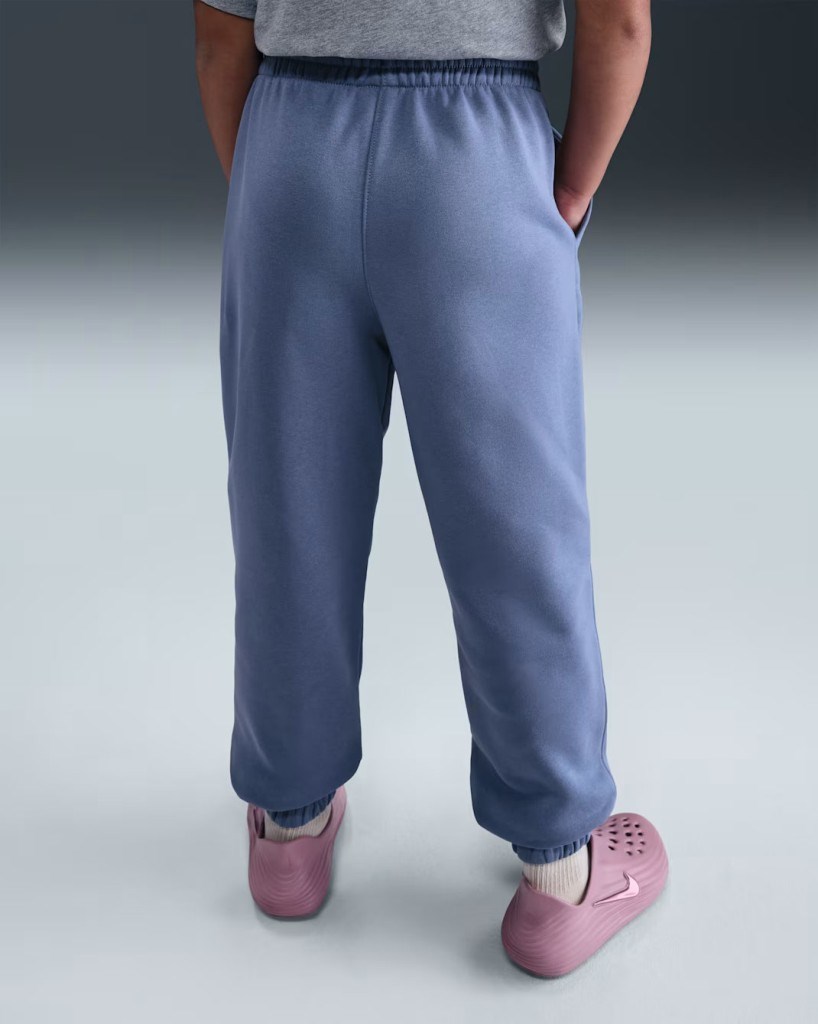 Nike FD2933-499 Sportswear Club Fleece Bol Kesimli Genç Çocuk Eşofman Altı - Lila