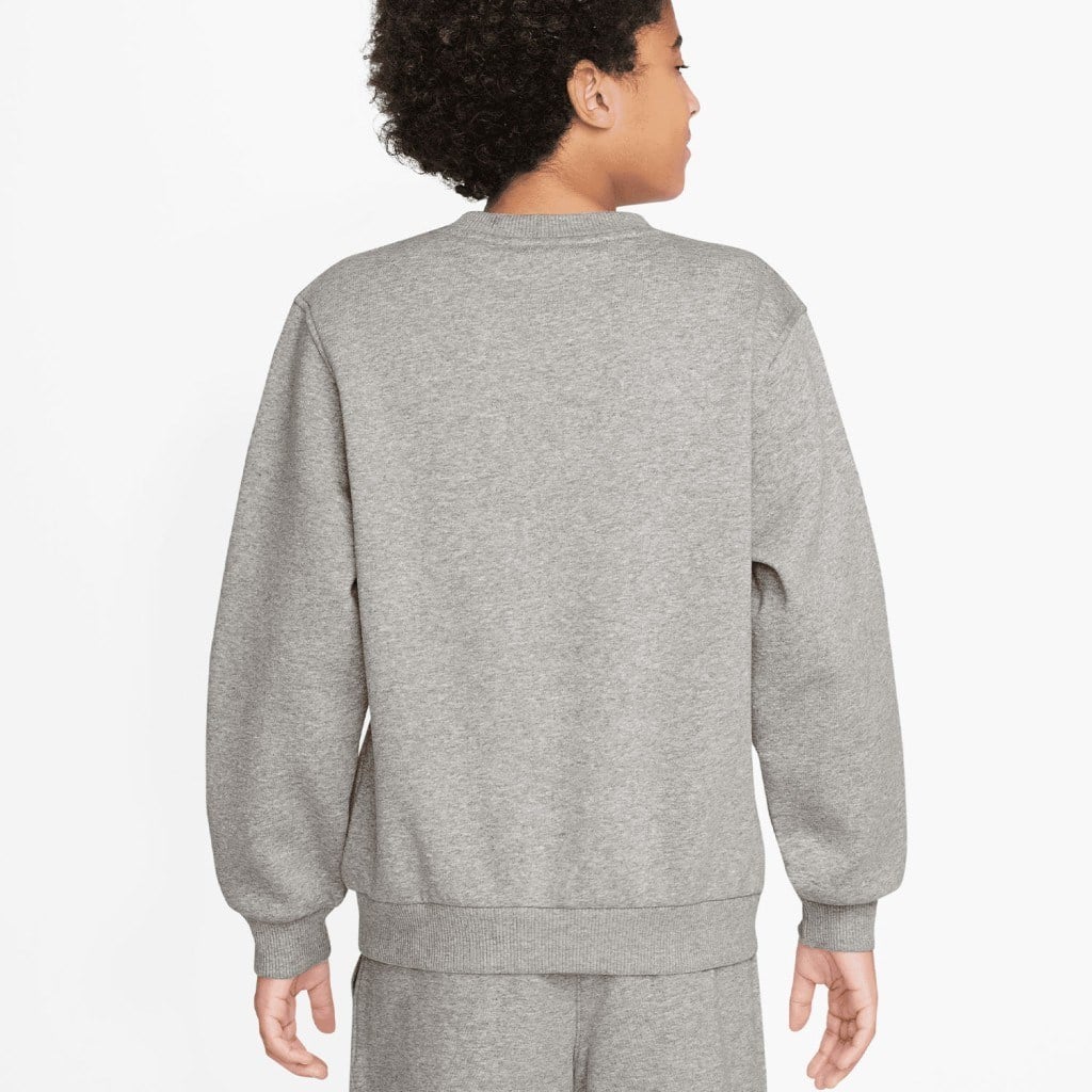 Nike FD2992-063 Sportswear Club Fleece Genç Çocuk Sweatshirt'ü - Gri