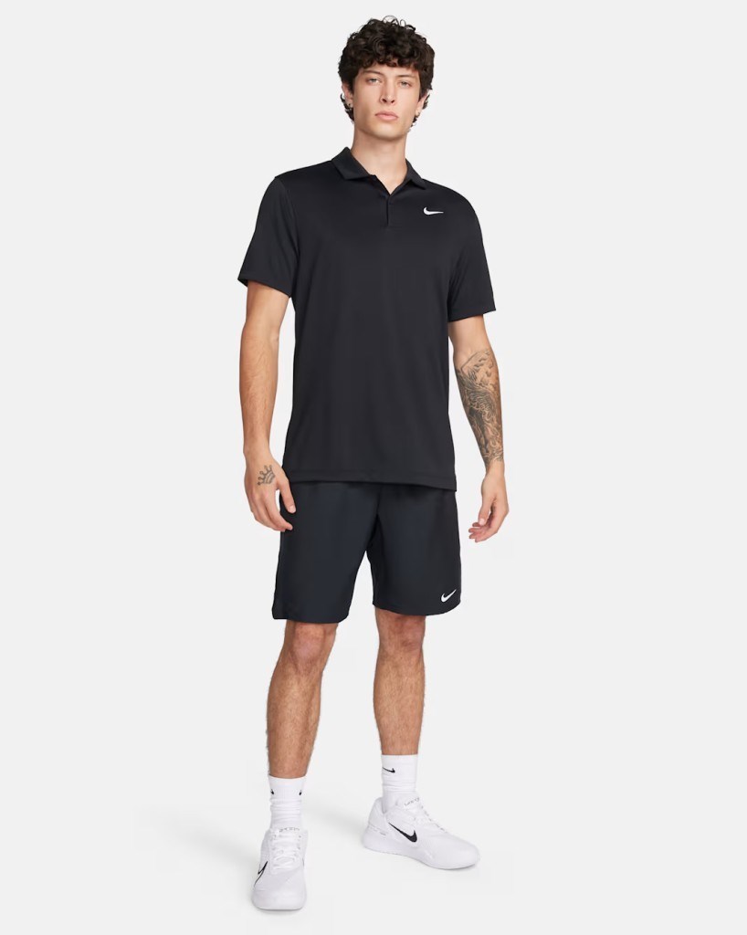 NIKE FD5384-010 Victory Dri-FIT Erkek Tenis Şort Siyah