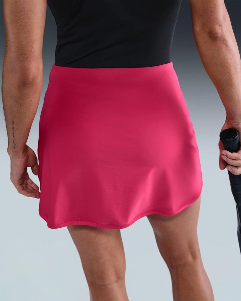 Nike FD5574-666 Victory Dri-FIT Düz Kadın Tenis Eteği - Pembe